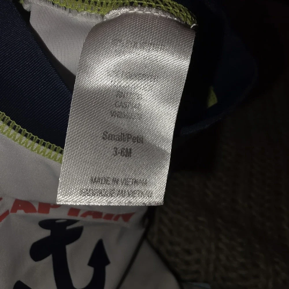 Little Boys Bathing Suit Set- Size 3-6mo Sun Shirt & Trunks Target Brand Beach